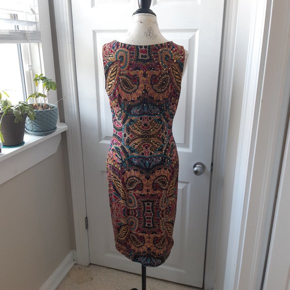 Joseph Ribkoff Patterned Dress - Picture 3 of 5